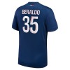 Original Fußballtrikot Paris Saint-Germain Lucas Beraldo 35 Heimtrikot 2024-25 Für Herren